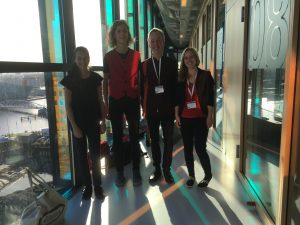 Kwartet Gaudete tijdens het concours van de Open Recorder Days Amsterdam