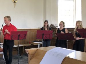 Sjoerd Prins met zijn ensemble Gaudete